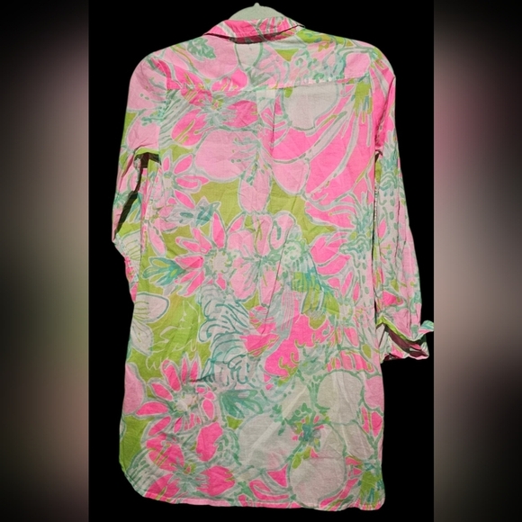 Lilly Pulitzer XXS Beach Swim Cover EUC Vibrant Print - Picture 3 of 4
